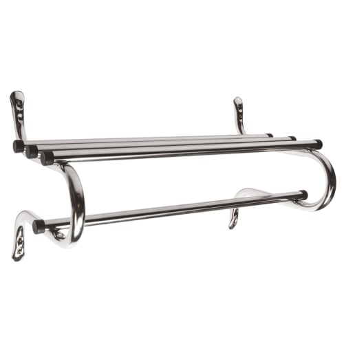 Zinc Coat Rack, 48in, Chrome